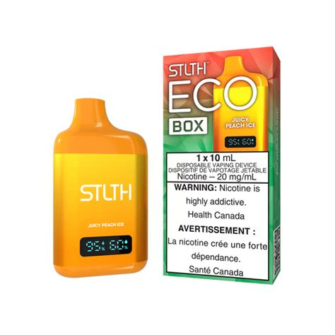 MAQ DISTRIBUTORS - STLTH Eco Box Juicy Peach Ice Main Image