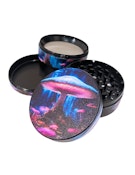 Mushroom Design 4 Layers Metal Grinder | Style C
