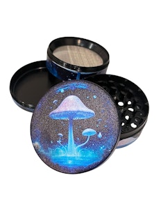 NoName - Mushroom Design 4 Layers Metal Grinder | Style D