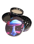 Mushroom Design 4 Layers Metal Grinder | Style E