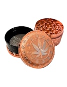 Leaf Engraving 4 Parts Grinder | Rose Gold