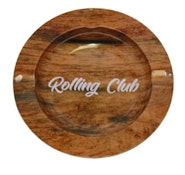 Small Rolling Club Rolling Tray (Wood)