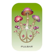 'Peace N Shrooms' Magnetic Rolling Tray Lid