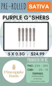 PINEAPPLE BUDS - 5PK PURPLE G*SHERS PR'S