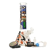 12" 5mm Toon Tripper Glass Bong 9-in-1 Dab Kit