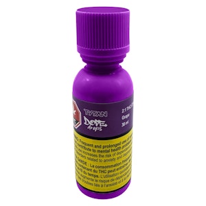 TYTAN Dope Drops - TYTAN Dope Drops - 2:1 THC:CBN Chill Drops - Grape - Hybrid - 30ml