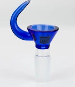 Castle Glassworks | Bowl  Horn Tab (BLUE)