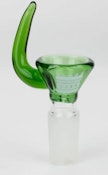 Castle Glassworks | Bowl  Horn Tab (green)