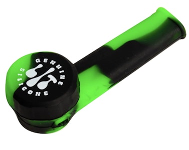 LIT - LIT Silicone Hand Pipe Marble Green & Black