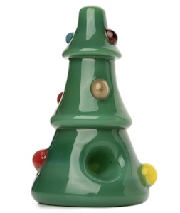 Red Eye Glass - *BD* Red Eye Glass 5" Christmas Tree Hand Pipe