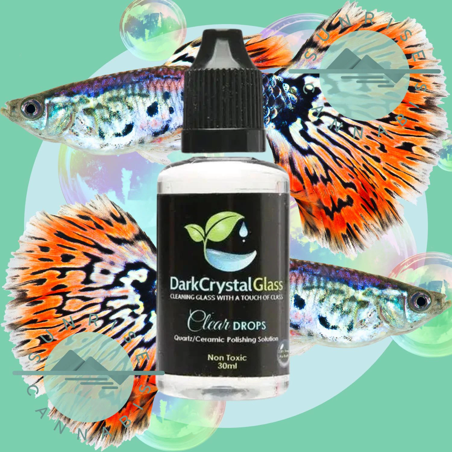 Sunrise Cannabis Headshop - (30ml) DARK CRYSTAL GLASS CLEANER Main Image