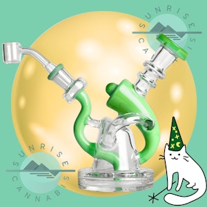 Red Eye Glass - 6.75" EQUALIZER DAB RIG - RED EYE GLASS