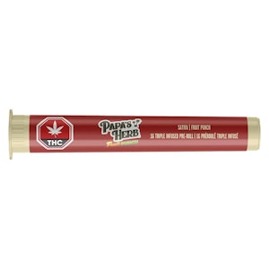 Papa's Herb - Papa's Herb Fruit Punch 1x1G Triple Infused Pre-roll