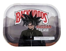 Saijan Creme Metal Rolling Tray - Small