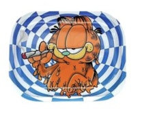 Looney Cat Metal Rolling Tray - Small