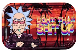 Light That Shit Up Metal Rolling Tray - Medium
