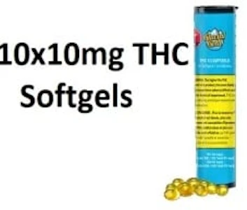Glacial Gold - GLACIAL GOLD - THC 10 SOFTGELS - 10x10mg THC