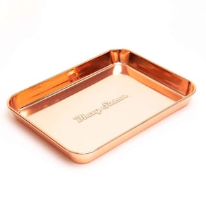 Accessory Distributor - Blazy Susan Steel Rose Gold Rolling Tray