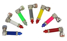 Coilerz 3" Metal Pipe w/ Anodized Coil & Glow-in-the-Dark O-Rings