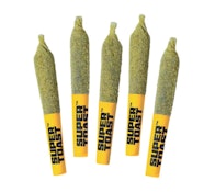 TWISTED CHERRY TOASTERS DISTILLATE + KIEF INFUSED 0.5G 5PK PRE-ROLLS