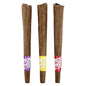 BOXHOT - Trifecta of Radical Blunt Smoking Power 3 x 1g Distillate Infused Blunts - Blend