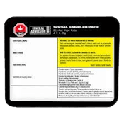 General Admission - Social Sampler Mix Pack 4 x 0.28 g Vape Pod