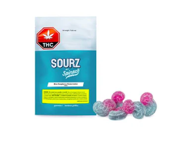 SOURZ by Spinach - Spinach Sourz - Blue Raspberry Watermelon 5x2mg
