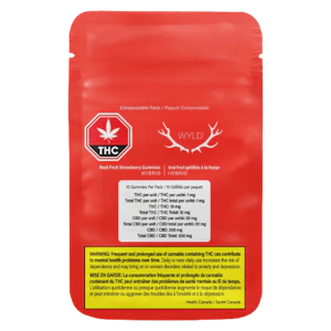 Wyld - Wyld Strawberry 20:1 10 x 4g Soft Chews