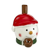 Ceramic Snowman Pipe