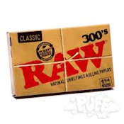 Raw Papers 1 1/4 Unbleached 300's