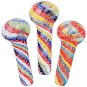 Colorful Vision Glass Spoon Pipe | 4.75"