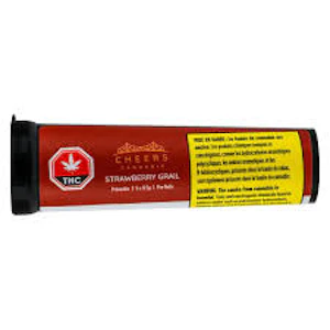 Cheers Cannabis - Strawberry Grail 5 x 0.5g Pre-Rolls - Cheers Cannabis