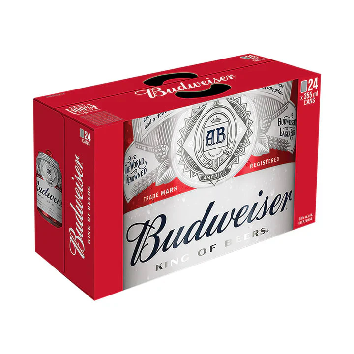 BUDWEISER - 24C BUDWEISER ETW GRIDDLE 24X355ML Main Image