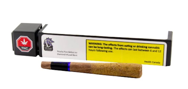 Virtue Cannabis - Peachy Pom Bellinii Ice 1 x 1g Infused Blunt