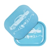 Cheech & Chong x Pulsar - Mini Metal Rolling Tray Love Machine - 7"x5.5"