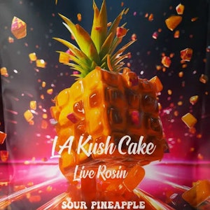 BLAST - Sour Pineapple LA Kush Cake Live Rosin 1pc Soft Chew - Blast