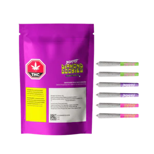 BOXHOT Diamond Doobies - TRIFECTA MULTIPACK INFUSED PRE-ROLLS - 3