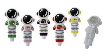 Astronaut Silicone Hand Pipe - Assorted