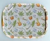 BONGS AND PIPES SMALL ROLLING TRAY