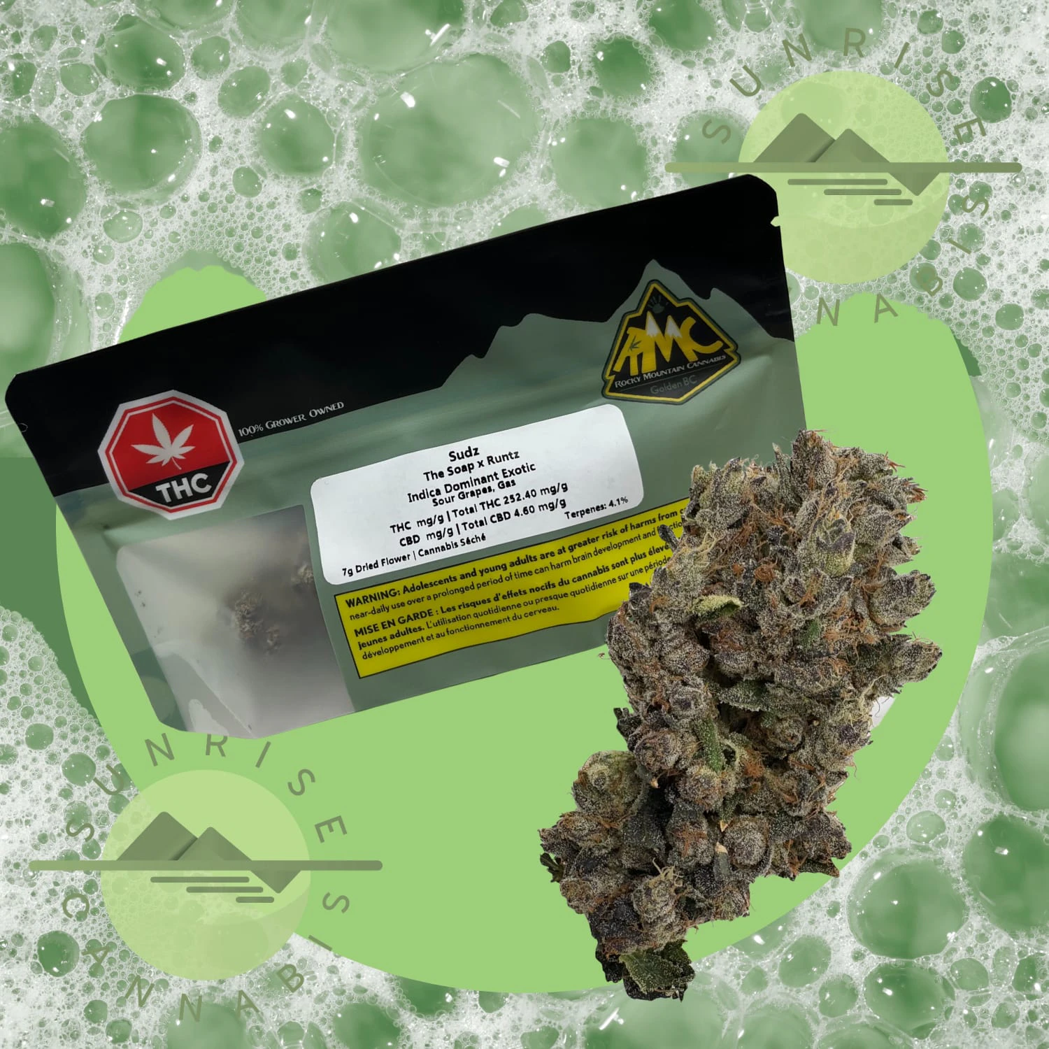 ROCKY MOUNTAIN CANNABIS - SUDZ - ROCKY MOUNTAIN CANNABIS - 7G Main Image