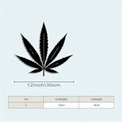 Weed Leaf Wall Art - Small 12inch