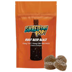 Shred'ems Pop! - Shred'Ems Pop! Root Beer Blast Gummies - 4 X 2.5mg