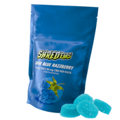 Sour Blue Razzberry 2:1 CBD:THC Gummies - SHRED'EMS - 18