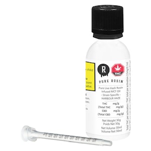Pure Rosin - Pure Rosin | Pure Live Hash Rosin Infused MCT Oil - Harbour Haze - Sativa - 30ml