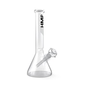 16" Clear Glass Beaker Bong