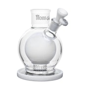 Hoss Glass - Build-a-Bong Orbit Sphere Base - White