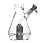 Hoss Glass - Build-a-Bong Honeycomb Beaker Base - Smoke