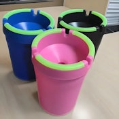 Glow-In-The-Dark Self-Extinguishing Ashtray