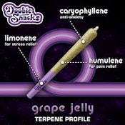 0.5g x 4 Grape Jelly Terp Enhanced - Doobie Snacks