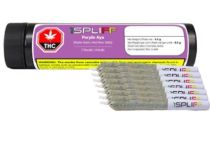1 SPLIFF - Purple Aya Pre-Rolls | 7x0.5g